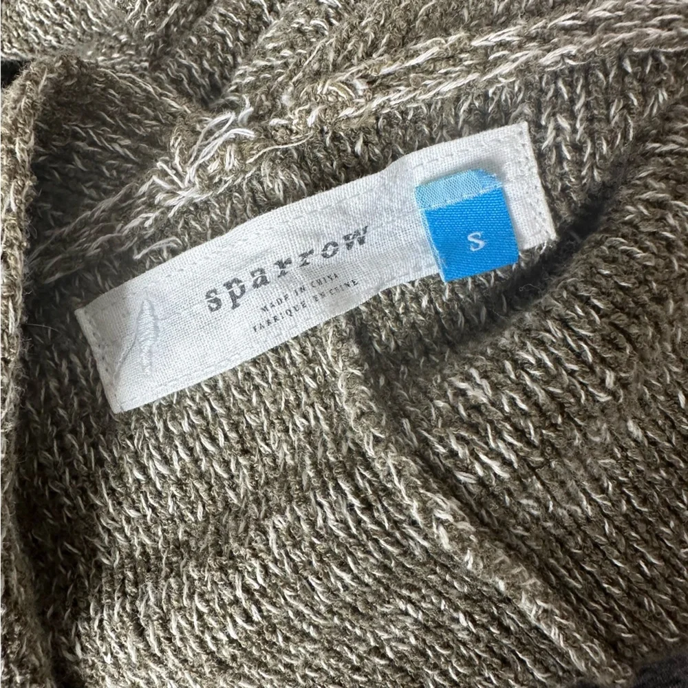 ANTHROPOLOGIE SPARROW Open Front Cardigan Small